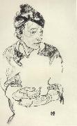 Egon Schiele Portrait of the Artist-s mother oil painting artist